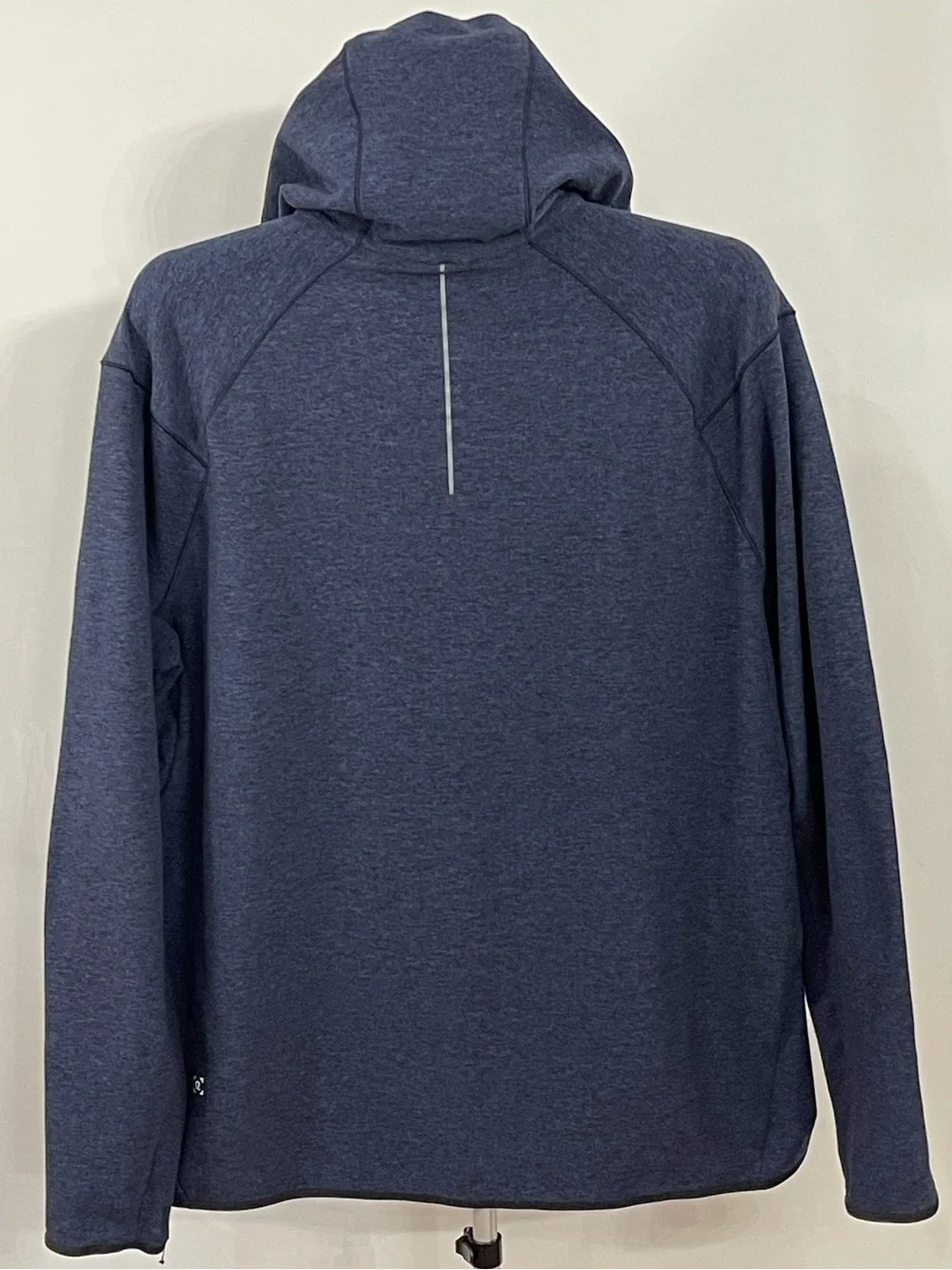 Lululemon Men's Navy Full-Zip Hooded Sweatshirt Size XXL